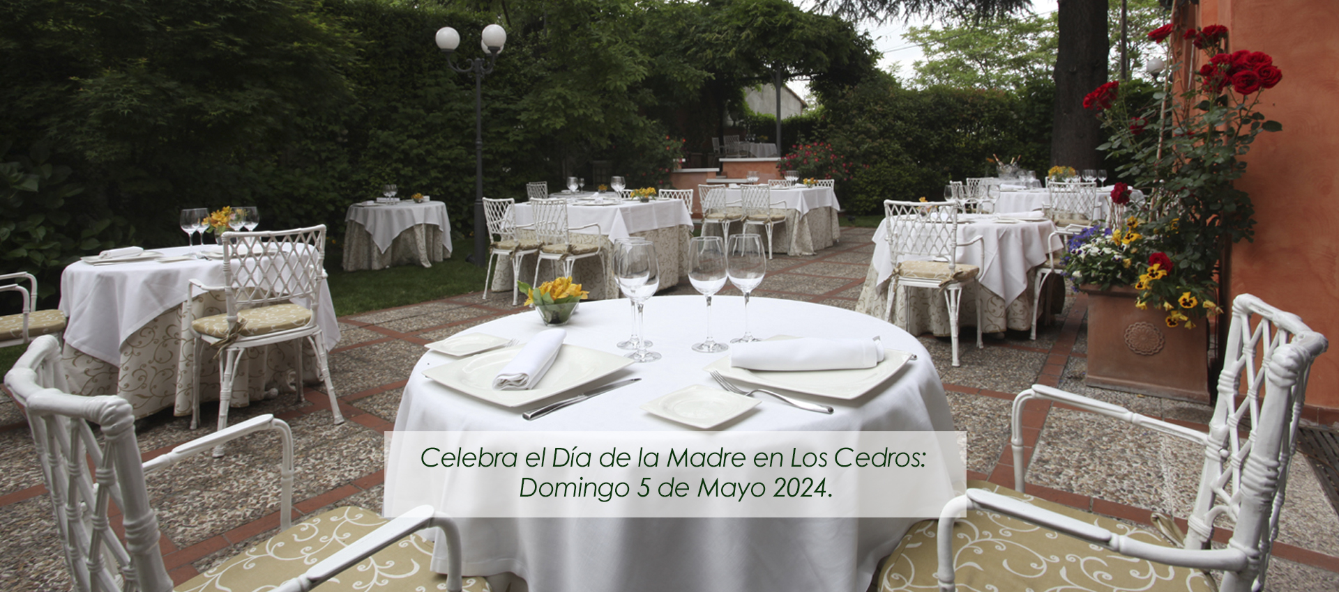Restaurante Los Cedros | Restaurante día de la Madre en Madrid